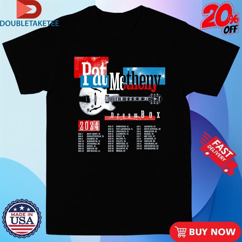Pat Metheny Dreambox 2024 Tour Guitar - Adult & Kids T-Shirts, Sweatshirts & Hoodies apparel design preview 1