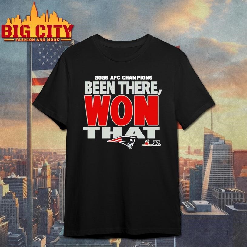 Patriots AFC Champions 2025 - Adult & Kids T-Shirts, Sweatshirts & Hoodies apparel design preview 1