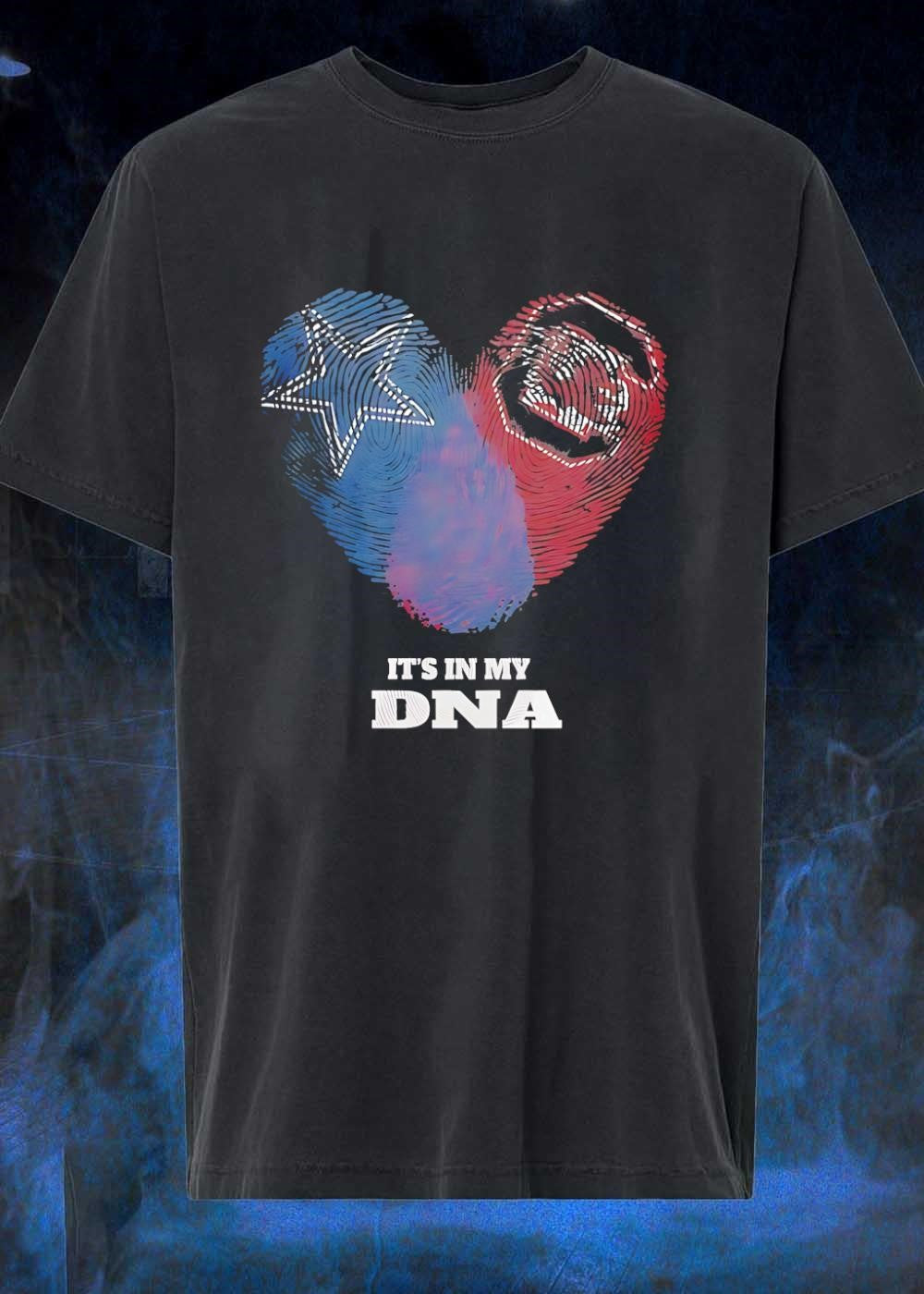 Patriots and Cowboys Football Fan It's in My DNA - Adult & Kids T-Shirts, Sweatshirts & Hoodies apparel design preview 1