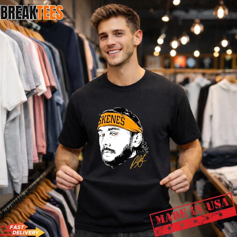 Paul Skenes Big Head Signature Pittsburgh Baseball - Adult & Kids T-Shirts, Sweatshirts & Hoodies apparel design preview 1