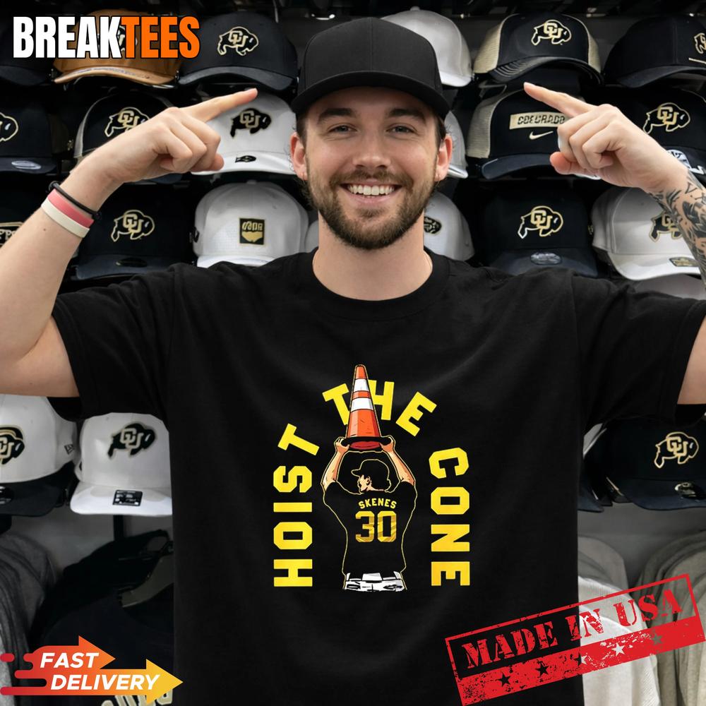 Paul Skenes Pittsburgh Hoist The Cone Pirates 2026 - Adult & Kids T-Shirts, Sweatshirts & Hoodies apparel design preview 1
