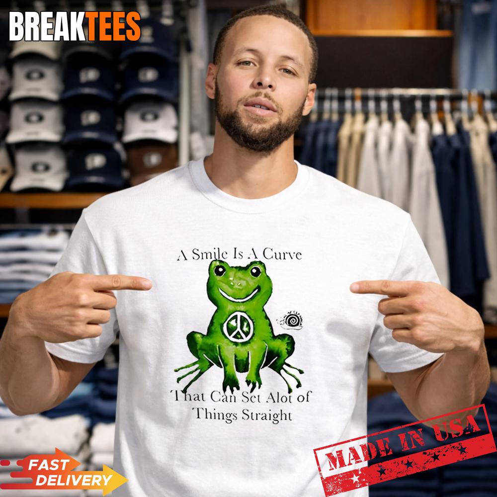 Peace Frog Is A Curve That Can Set Alot Of Things - Adult & Kids T-Shirts, Sweatshirts & Hoodies apparel design preview 1