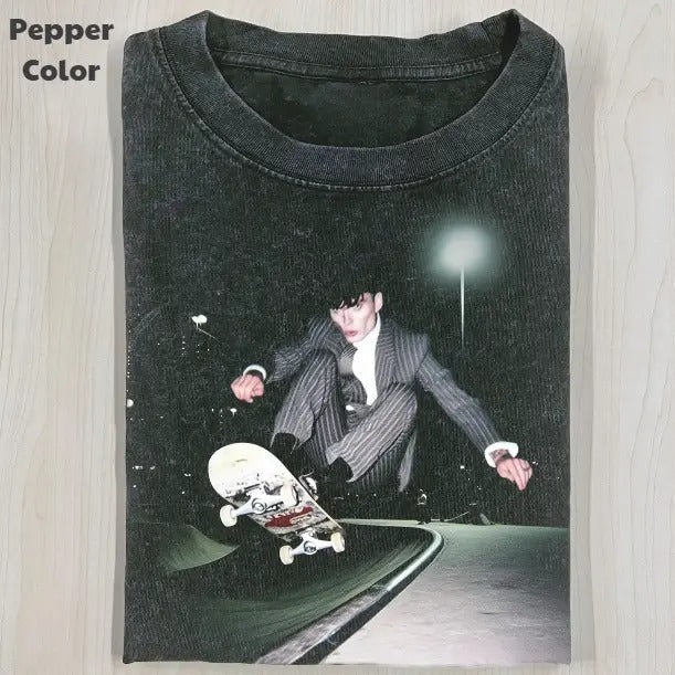 Peaky Blinders Vintage Tommy Shelby Skateboarding TV - Adult & Kids T-Shirts, Sweatshirts & Hoodies apparel design preview 1