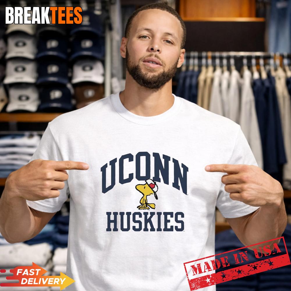 Peanuts x UConn Woodstock - Adult & Kids T-Shirts, Sweatshirts & Hoodies apparel design preview 1