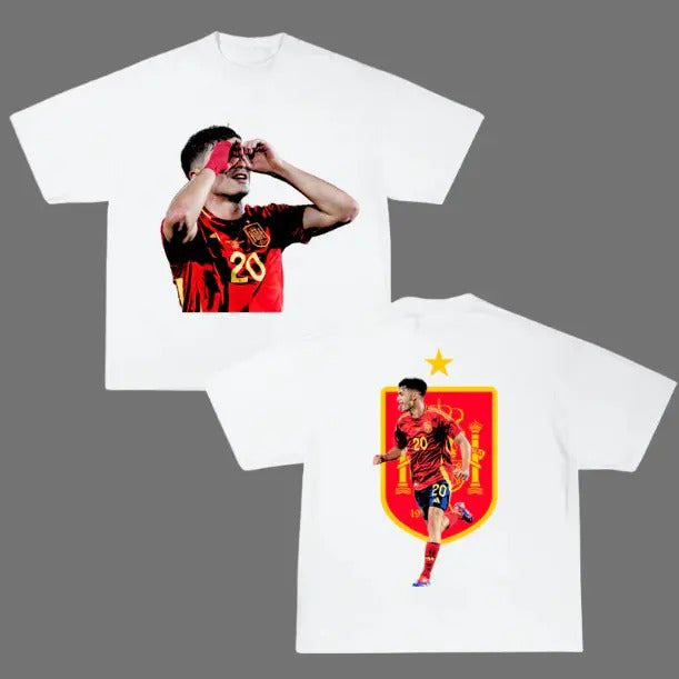 Pedri National Icons 2 Sided Vintage Soccer Sport - Adult & Kids T-Shirts, Sweatshirts & Hoodies apparel design preview 1