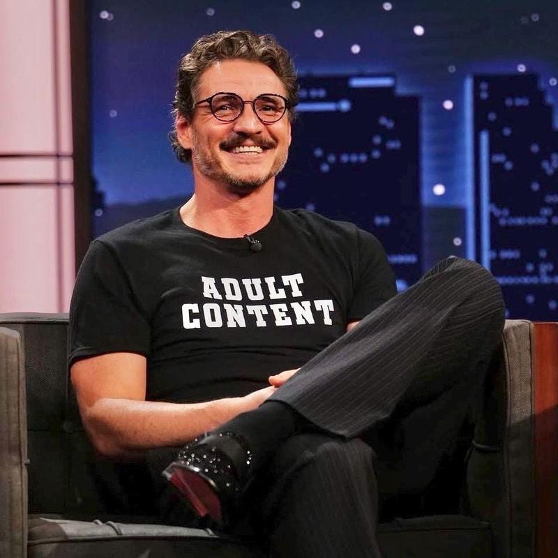 Pedro Pascal Content Trans Right Comfort Colors Fan - Adult & Kids T-Shirts, Sweatshirts & Hoodies apparel design preview 1