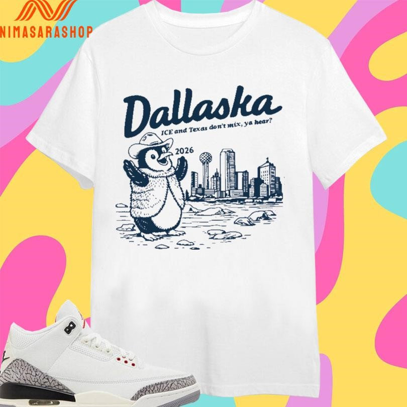 Penguin Werner Dallaska Ice And Texas Don’t Mix - Adult & Kids T-Shirts, Sweatshirts & Hoodies apparel design preview 1