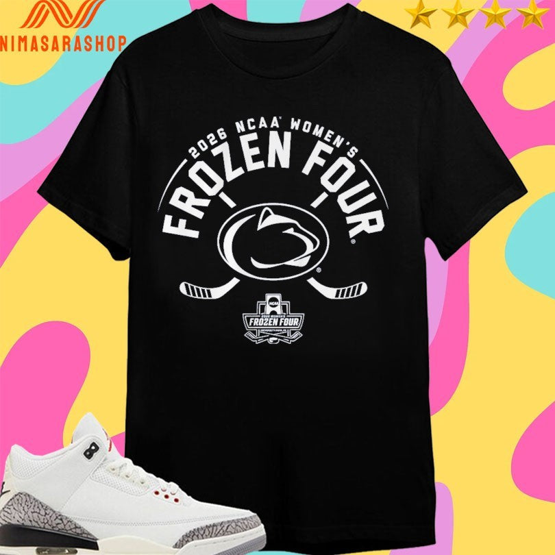 Penn State Women’s Hockey 2026 Ncaa Frozen Four - Adult & Kids T-Shirts, Sweatshirts & Hoodies apparel design preview 1