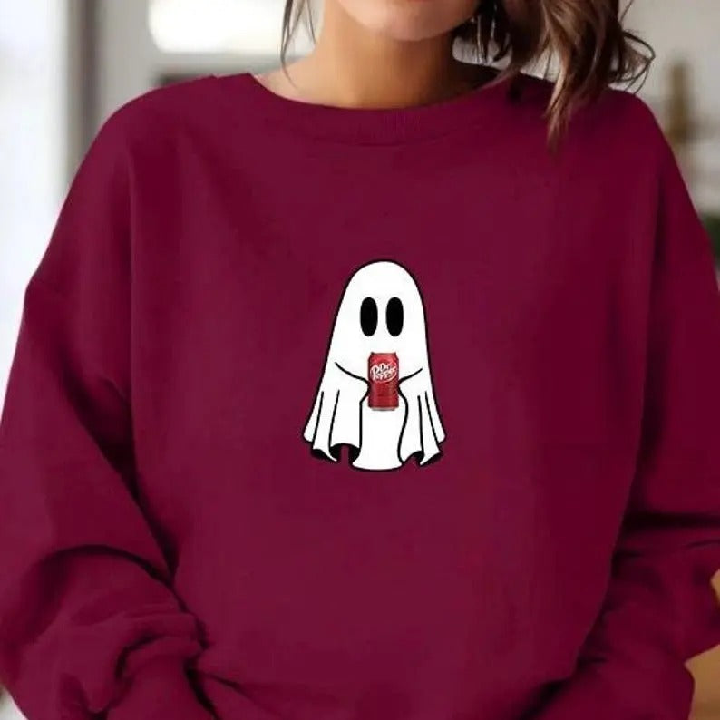 Pepper Ghost Boo Halloween Spooky Dr Season (Front - Adult & Kids T-Shirts, Sweatshirts & Hoodies apparel design preview 1