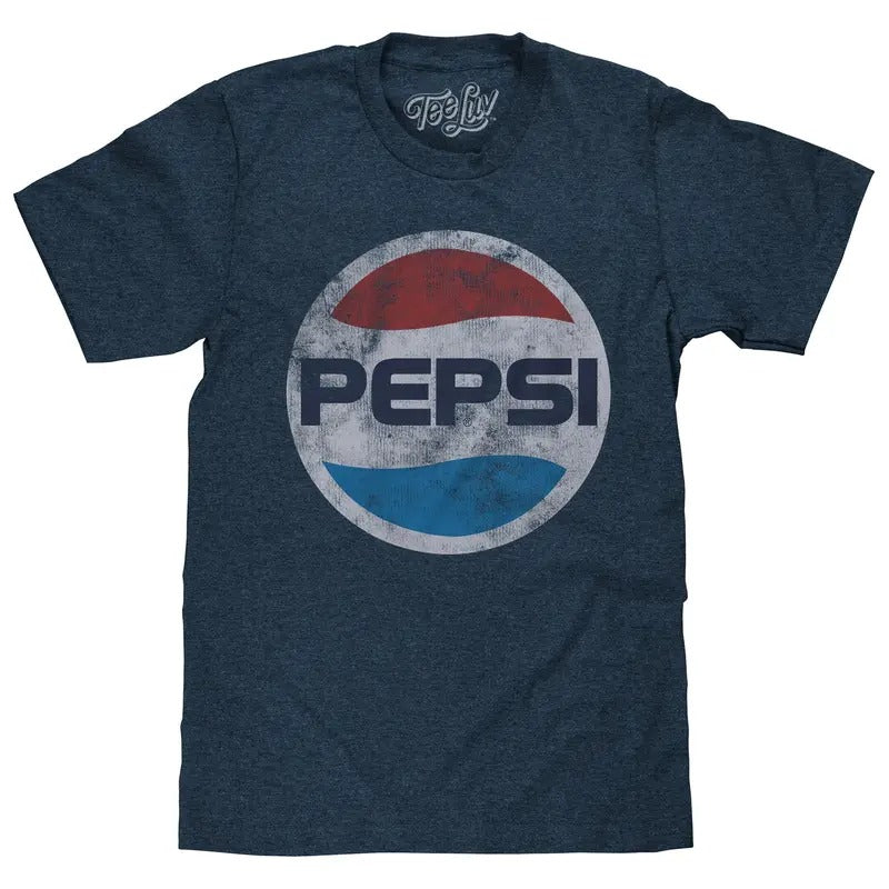 Pepsi Classic Logo Navy - Adult & Kids T-Shirts, Sweatshirts & Hoodies apparel design preview 1