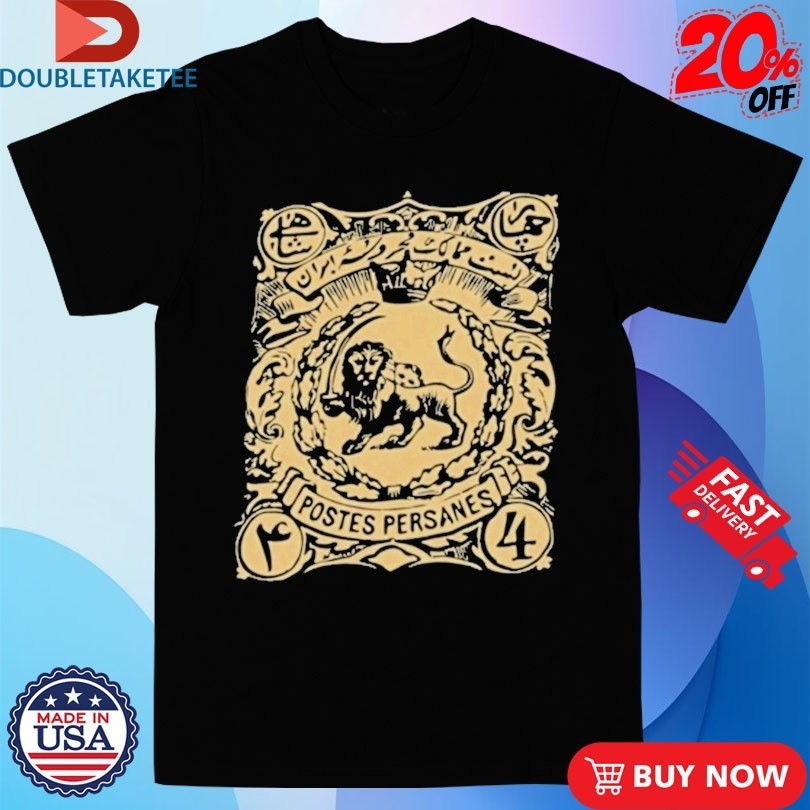 Persian Lion Stamp Iranian Heritage - Adult & Kids T-Shirts, Sweatshirts & Hoodies apparel design preview 1