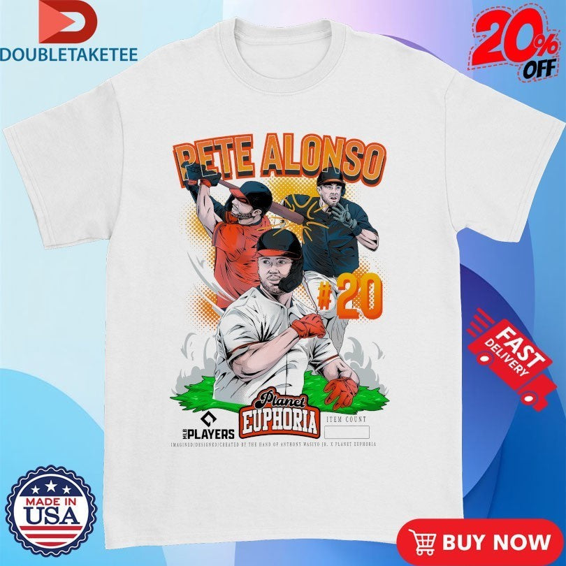 Pete Alonso #20 Planet Euphoria - Adult & Kids T-Shirts, Sweatshirts & Hoodies apparel design preview 1