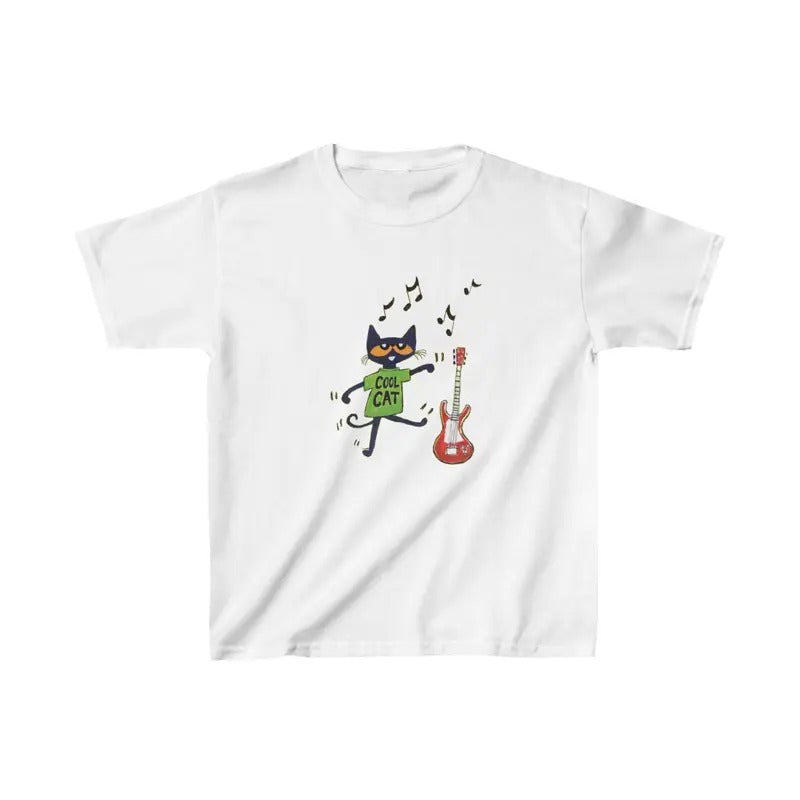 Pete Cat Paying Guitar Music Lover Fun Guita - Adult & Kids T-Shirts, Sweatshirts & Hoodies apparel design preview 1