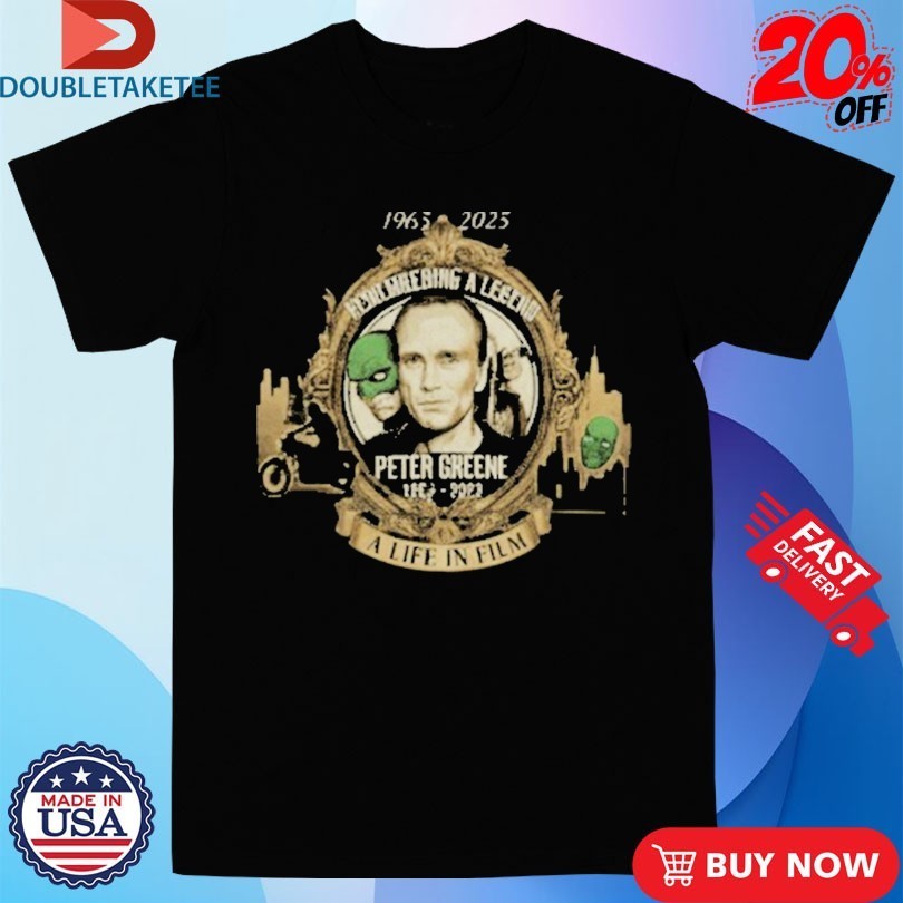 Peter Greene Memorial 1965-2025 A Life In Film - Adult & Kids T-Shirts, Sweatshirts & Hoodies apparel design preview 1