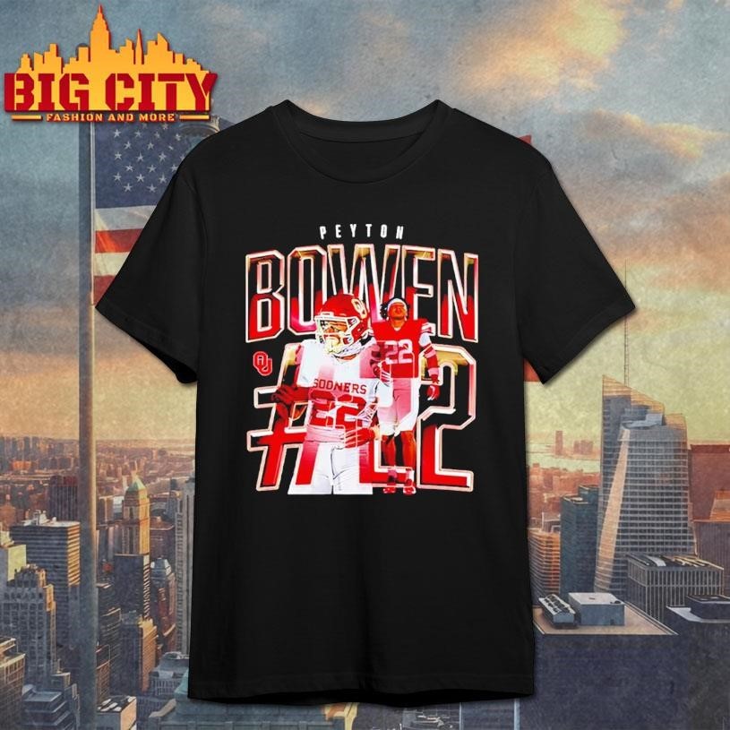 Peyton Bowen Oklahoma Football NCAA Legends - Adult & Kids T-Shirts, Sweatshirts & Hoodies apparel design preview 1