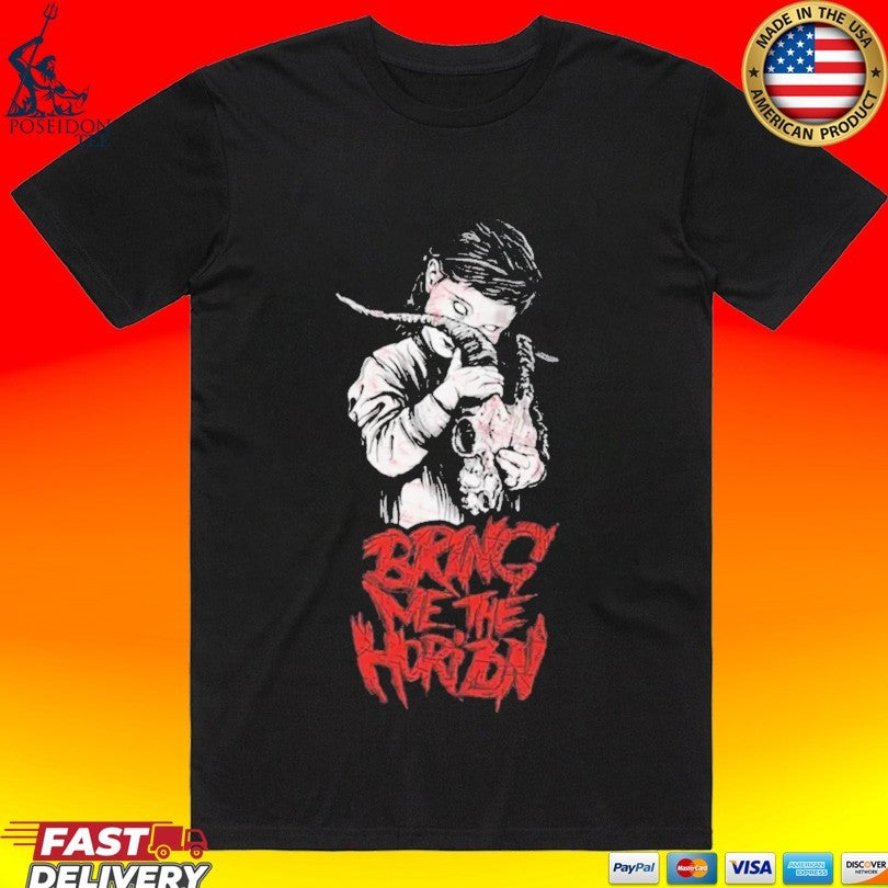 Goat Girl Bring Me The Horizon - Adult & Kids T-Shirts, Sweatshirts & Hoodies apparel design preview 1