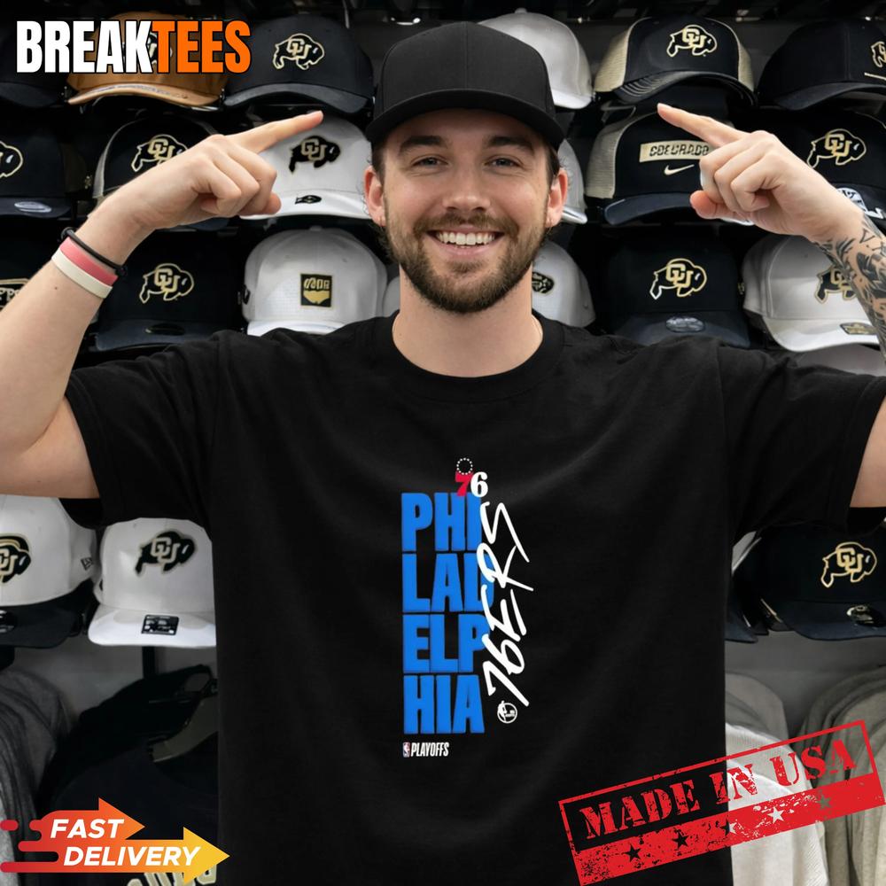 Philadelphia 76ers Basketball NBA Playoffs Logo - Adult & Kids T-Shirts, Sweatshirts & Hoodies apparel design preview 1