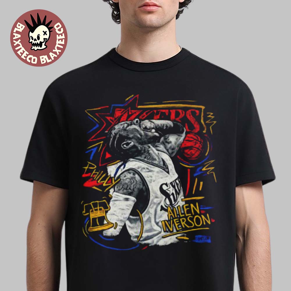 Philadelphia 76ers VJ Edgecombe X Allen Iverson - Adult & Kids T-Shirts, Sweatshirts & Hoodies apparel design preview 1