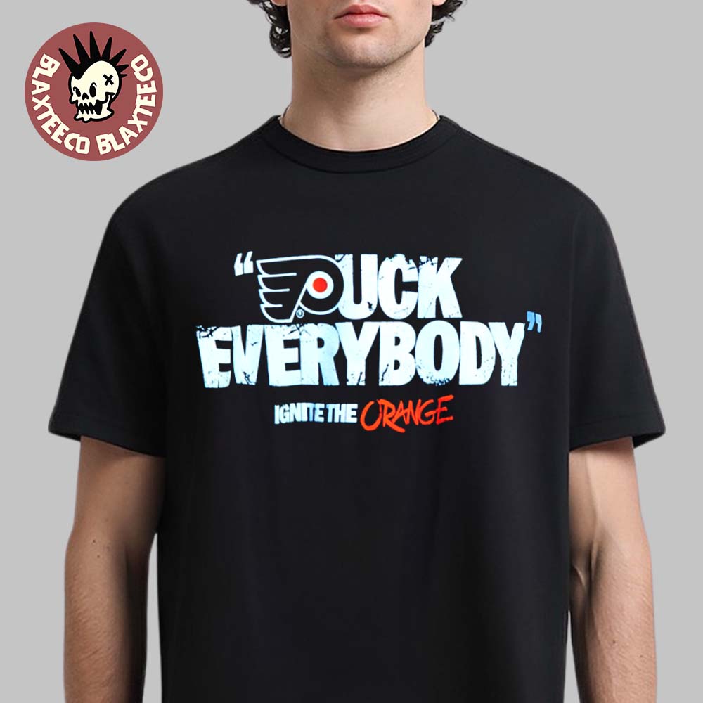 Philadelphia Flyers NHL Merch Puck Everybody Ignite - Adult & Kids T-Shirts, Sweatshirts & Hoodies apparel design preview 1