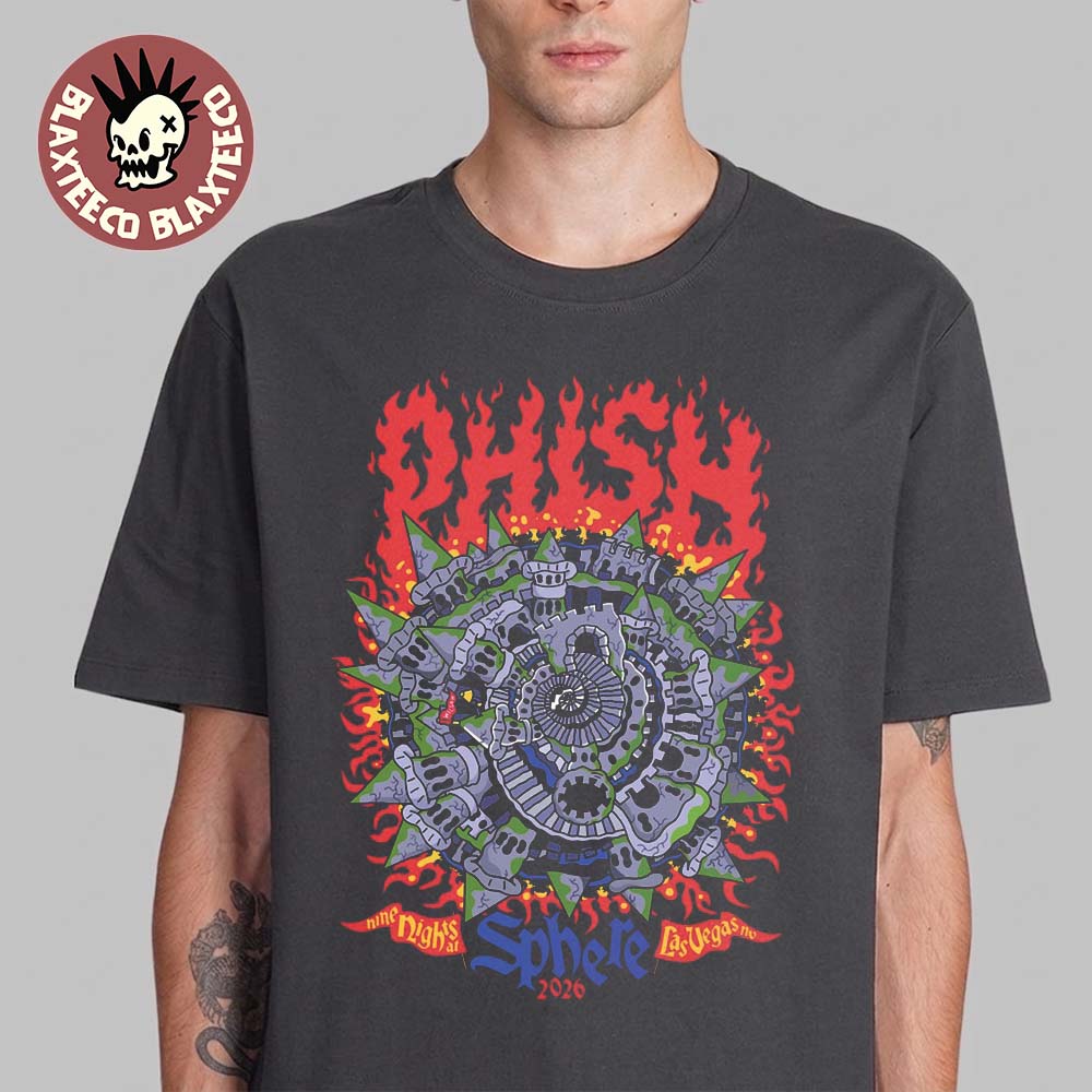 Phish Live At Sphere Las Vegas 2026 Event Merch - Adult & Kids T-Shirts, Sweatshirts & Hoodies apparel design preview 1
