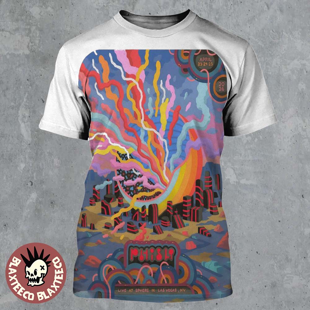 Phish Live At Sphere Las Vegas 2026 Final Weekend 2 - Adult & Kids T-Shirts, Sweatshirts & Hoodies apparel design preview 1