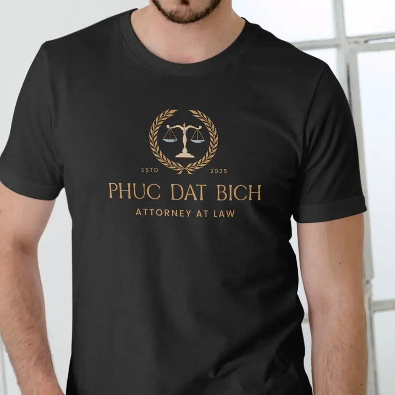 Phuc Dat Attorney Law Funny Cotton Menswear Soft - Adult & Kids T-Shirts, Sweatshirts & Hoodies apparel design preview 1