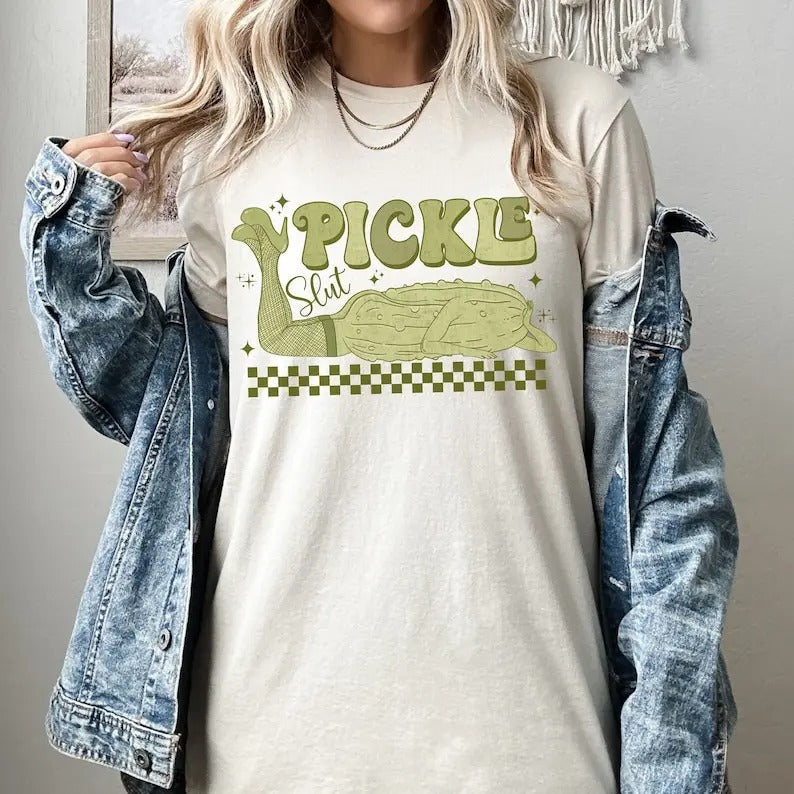 Pickle Slut Lover Funny My Era Emotional Support - Adult & Kids T-Shirts, Sweatshirts & Hoodies apparel design preview 1
