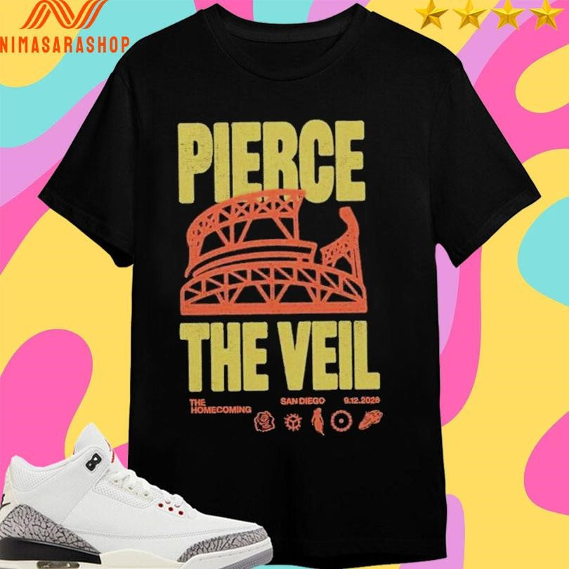 Pierce The Veil Homecoming Petco Park - Adult & Kids T-Shirts, Sweatshirts & Hoodies apparel design preview 1