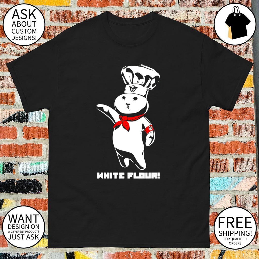Pillsbury Doughboy White Flour 2026 - Adult & Kids T-Shirts, Sweatshirts & Hoodies apparel design preview 1