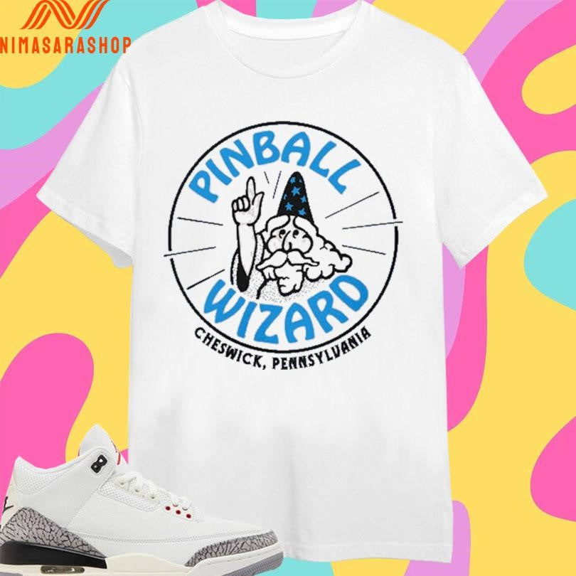 Pinball Wizard Cheswick Pennsylvania - Adult & Kids T-Shirts, Sweatshirts & Hoodies apparel design preview 1