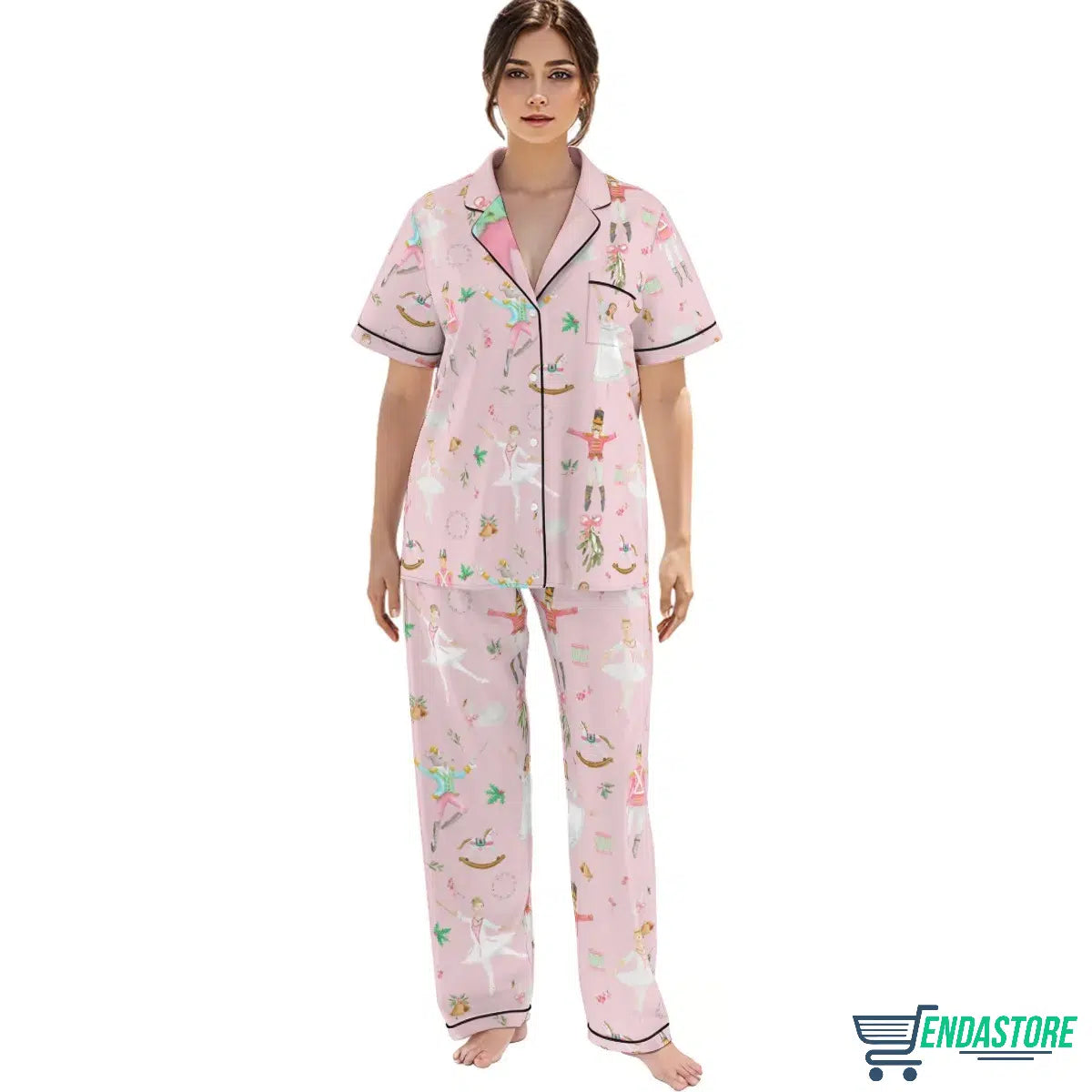 Pink Nutcracker Ballet Pajama Set 3D Sweater - Gift Idea product image 2