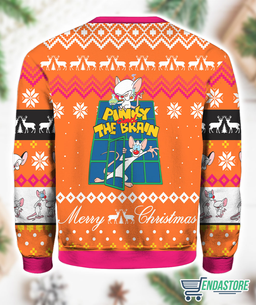Pinky the Brain Merry 3D Christmas Sweater - Holiday Gift product image 4