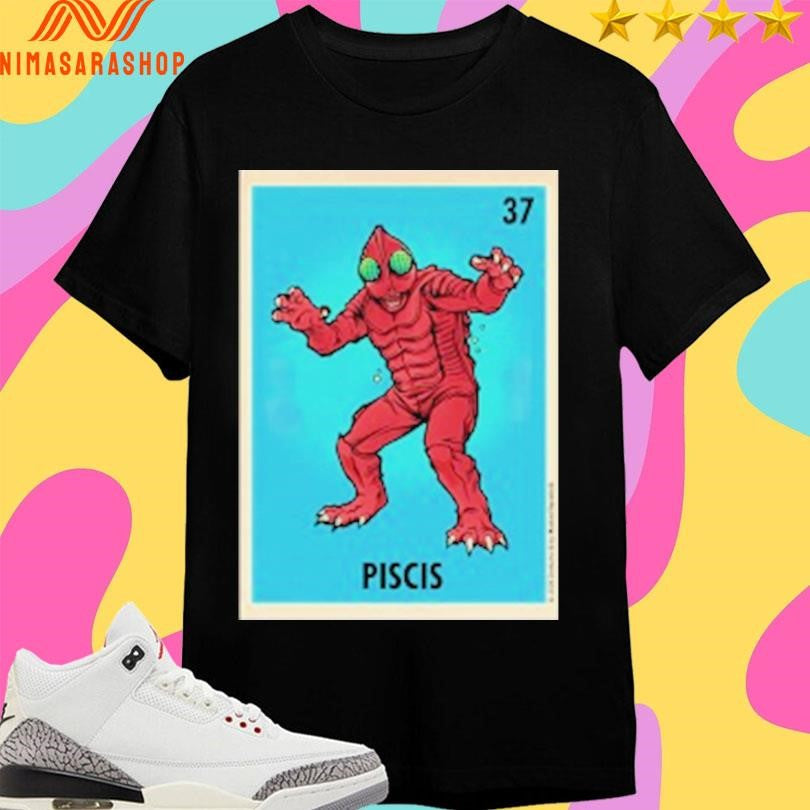Piscis Loteria Card 37 - Adult & Kids T-Shirts, Sweatshirts & Hoodies apparel design preview 1