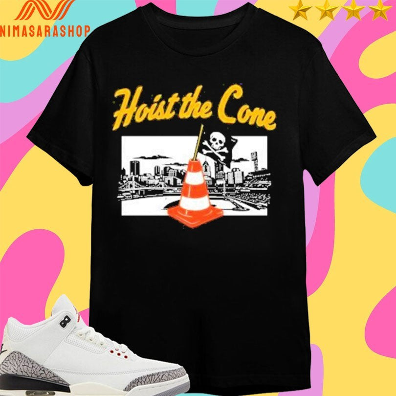 Pittsburgh Pirates Hoist The Cone - Adult & Kids T-Shirts, Sweatshirts & Hoodies apparel design preview 1