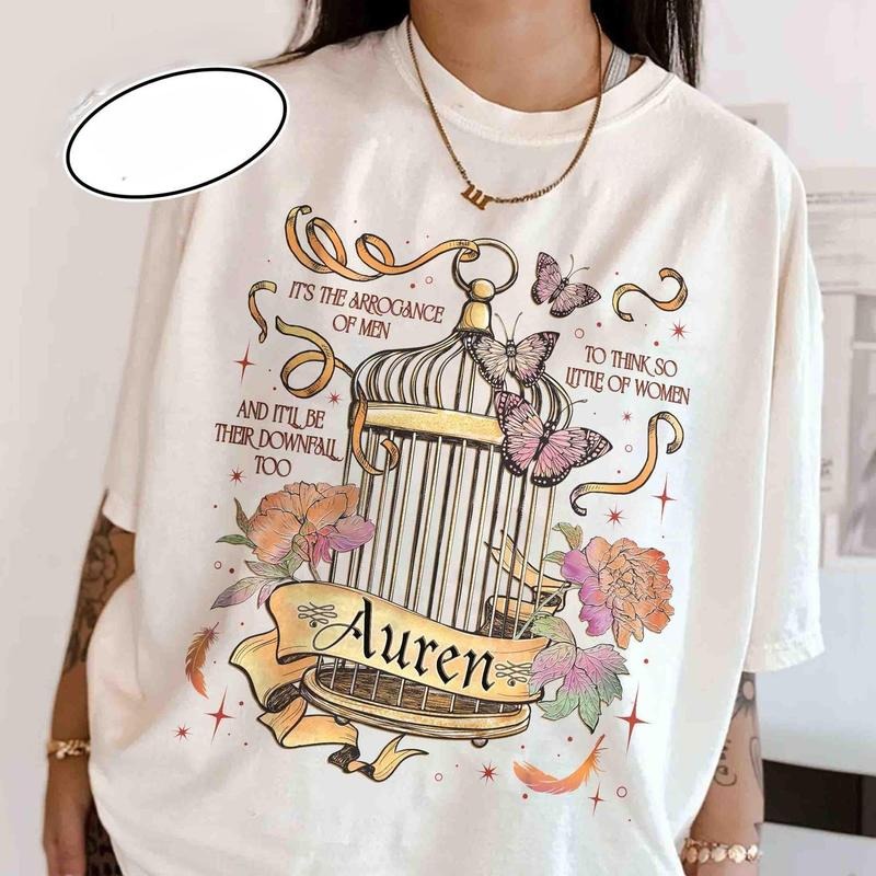 Plated PrisonerShirt Fan Auren Goldfinch Gold Cage - Adult & Kids T-Shirts, Sweatshirts & Hoodies apparel design preview 1