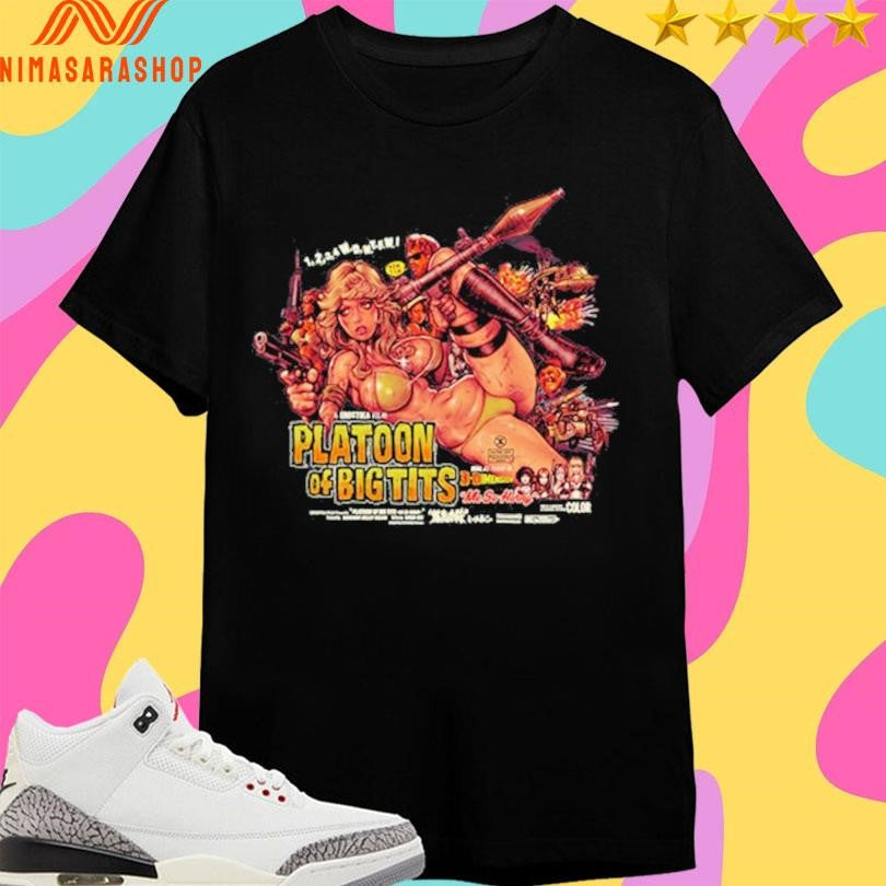 Platoon Of Big Tits - Adult & Kids T-Shirts, Sweatshirts & Hoodies apparel design preview 1