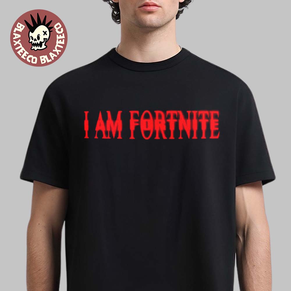 Playboi Carti X Fortnite I Am Slogan Logo - Adult & Kids T-Shirts, Sweatshirts & Hoodies apparel design preview 1