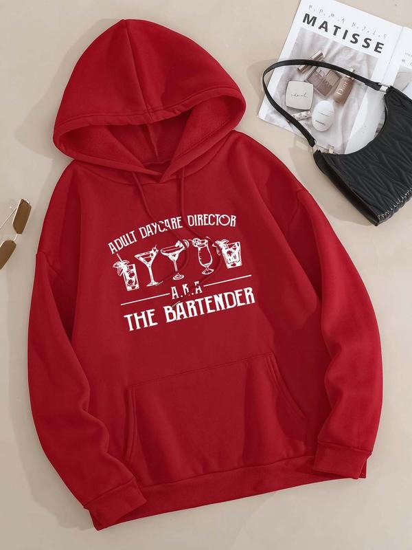 Plus Size Cartoon Letter Print Drop Shoulder Casual - Adult & Kids T-Shirts, Sweatshirts & Hoodies apparel design preview 1