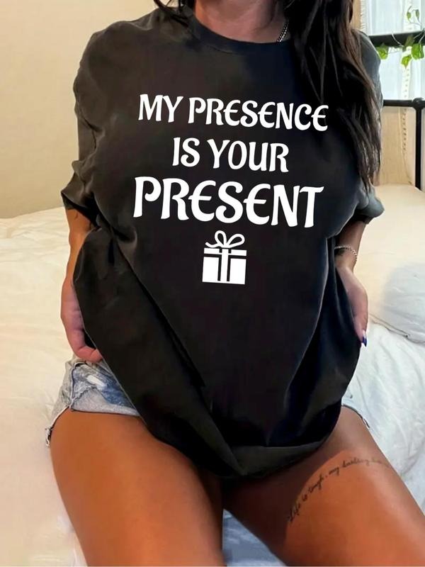 Plus Size Letter Print Casual Streetwear Half Sleeve - Adult & Kids T-Shirts, Sweatshirts & Hoodies apparel design preview 1