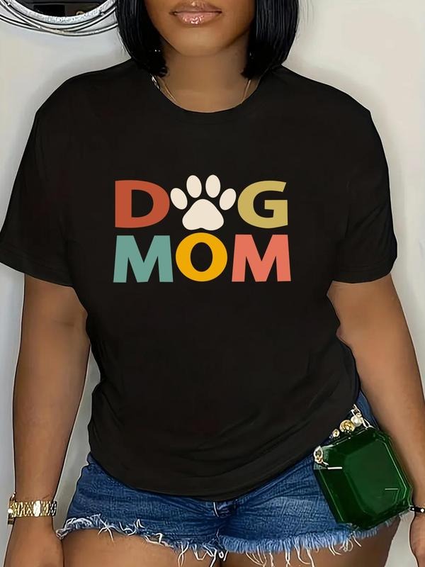Plus Size Letter Round Neck Casual Short Sleeve - Adult & Kids T-Shirts, Sweatshirts & Hoodies apparel design preview 1