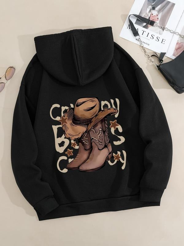 Plus Size Letter Print Drop Shoulder Casual - Adult & Kids T-Shirts, Sweatshirts & Hoodies apparel design preview 1