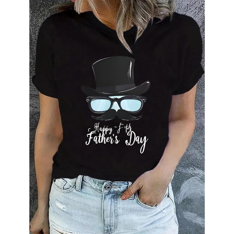 Plus Size Casual Crew Neck "Happy Letter Print - Adult & Kids T-Shirts, Sweatshirts & Hoodies apparel design preview 1