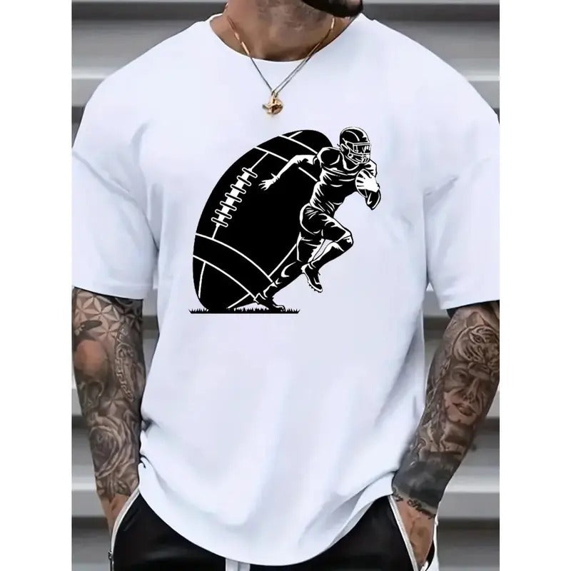 Plus Size Retro 'American Football' Casual Short - Adult & Kids T-Shirts, Sweatshirts & Hoodies apparel design preview 1