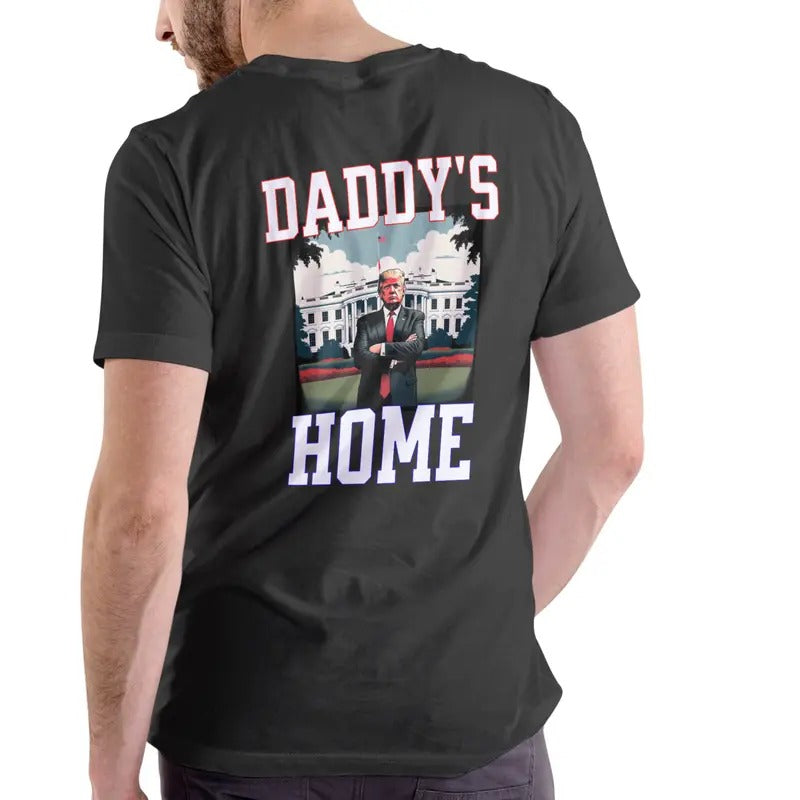 Pocket T Daddy'S Home Trump Casual Menswear - Adult & Kids T-Shirts, Sweatshirts & Hoodies apparel design preview 1