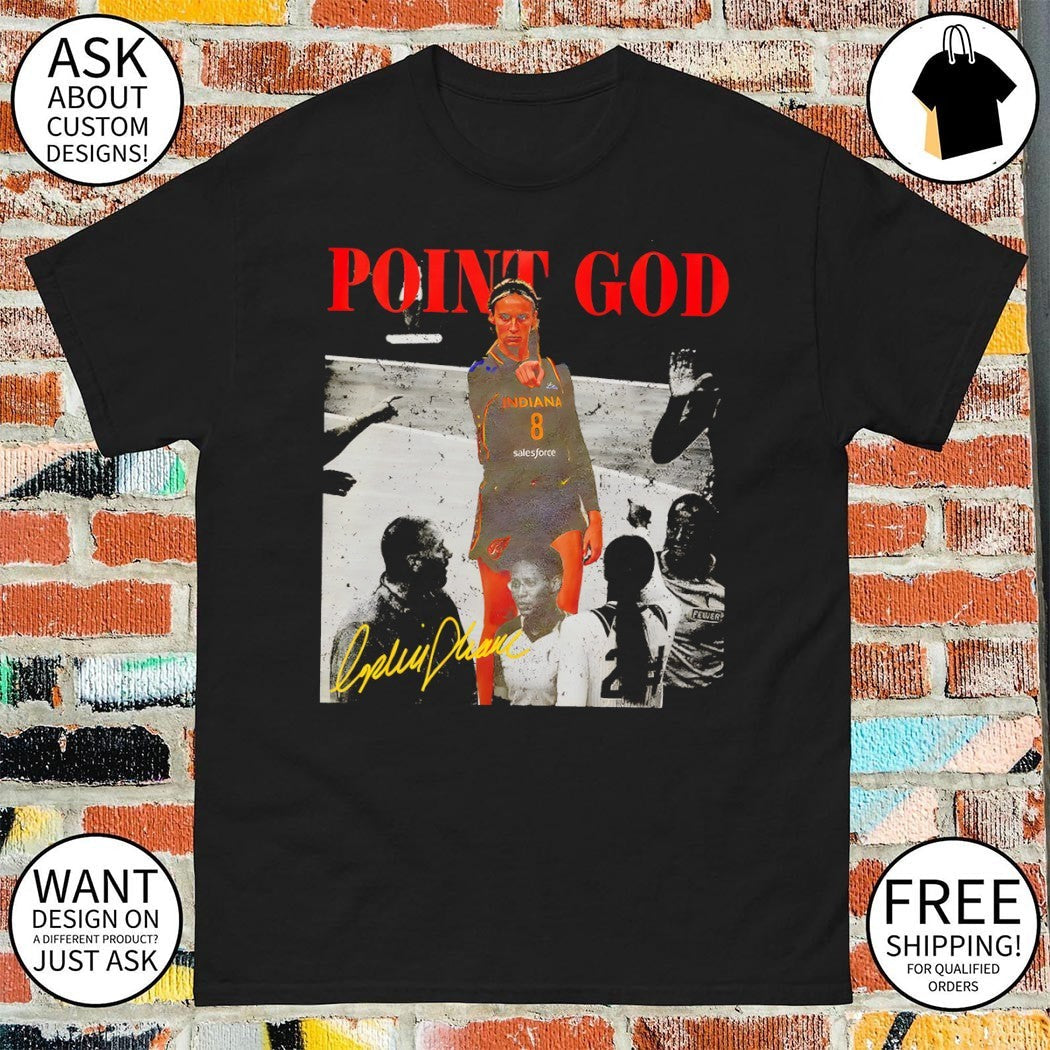 Point God Sophie Cunningham Indiana Fever Basketball - Adult & Kids T-Shirts, Sweatshirts & Hoodies apparel design preview 1