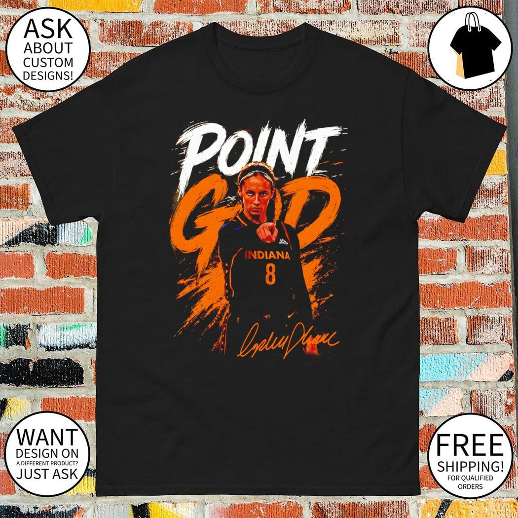 Point God Sophie Cunningham No 8 Indiana Fever - Adult & Kids T-Shirts, Sweatshirts & Hoodies apparel design preview 1