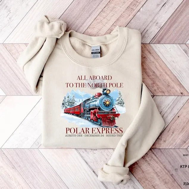 Polar Express Ticket Retro - Adult & Kids T-Shirts, Sweatshirts & Hoodies apparel design preview 1