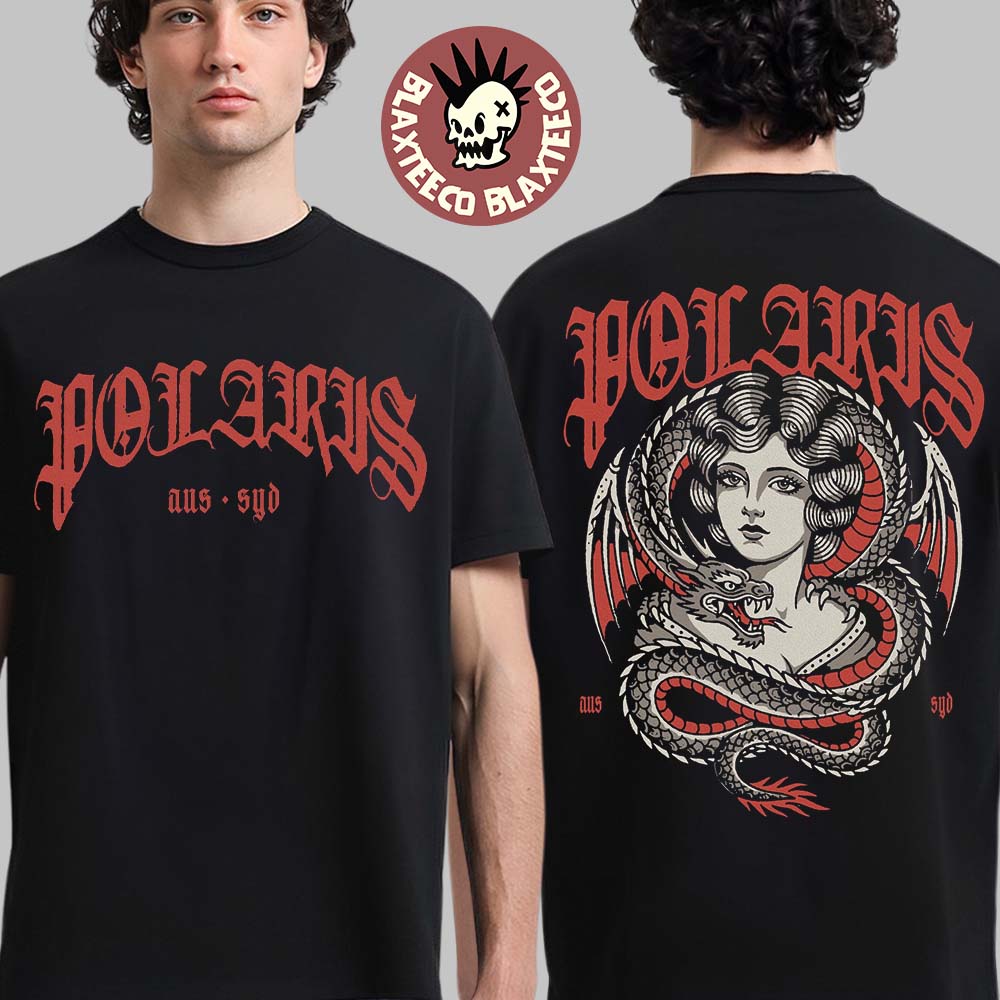 Polaris Australia And Sydney 2026 Tour Merch Lady - Adult & Kids T-Shirts, Sweatshirts & Hoodies apparel design preview 1