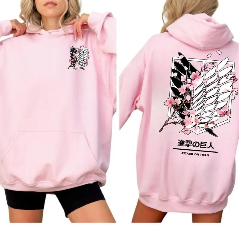 Anime Attrack Titenn Two Sides 100% Cotton Classic - Adult & Kids T-Shirts, Sweatshirts & Hoodies apparel design preview 1