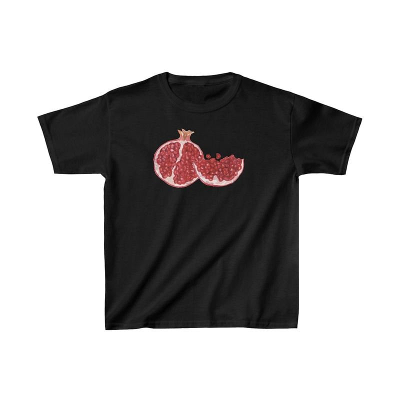 Pomegranate Baby Fruit Fitted Girl Summer 90s 2000s - Adult & Kids T-Shirts, Sweatshirts & Hoodies apparel design preview 1